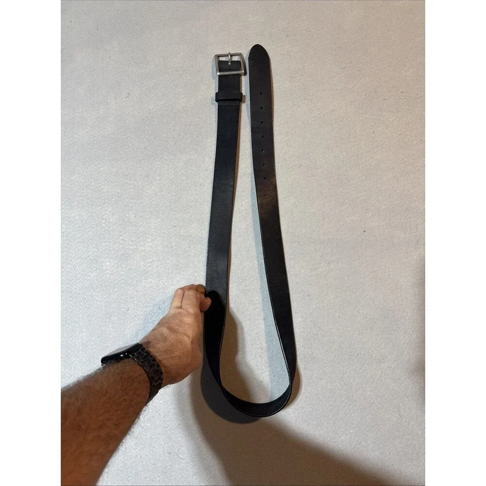 Duluth Trading Co Mens Leather Belt 90011 Black Size 44
